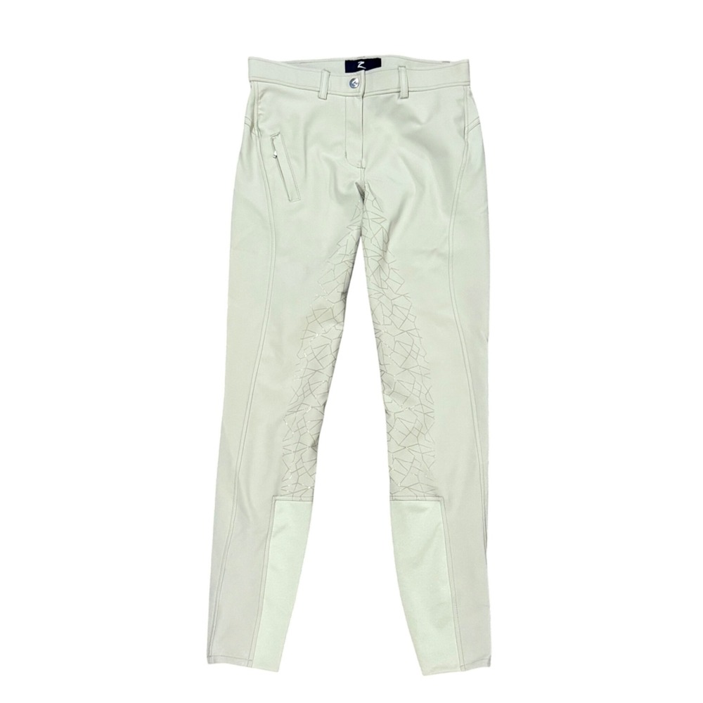 Horze Women's Equestrian Riding Breeches Tights Pants Beige Size 24